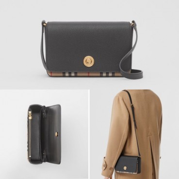 버버리 여성 블랙 숄더백 - Burberry Womens Black Shoulder Bag 