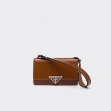 프라다 여성 카멜 숄더백 - Prada Womens Camel Shoulder Bag 