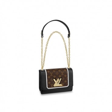 루이비통 여성 모노그램 레더 트위스트 MM M44837 - Louis vuitton Womens Brown Shoulder Bag 