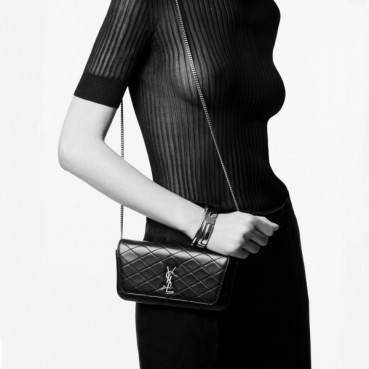 입생로랑 여성 블랙 체인백 - Saint Laurent Women Black Mini Bag 