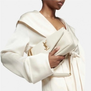 입생로랑 여성 화이트 숄더백 - Saint Laurent Womens White Shoulder Bag 