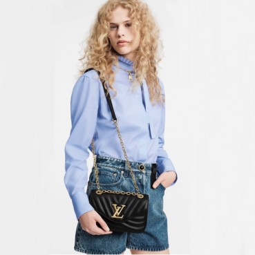 루이비통 여성 블랙 숄더백 - Louis vuitton Womens Black Shoulder Bag 