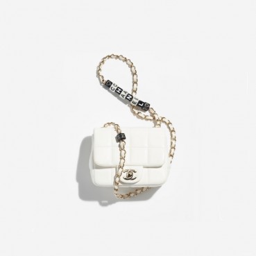 샤넬 여성 화이트 체인백 - Chanel Womens White Cross Bag 