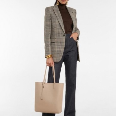 입생로랑 여성 베이지 쇼핑백 - Saint Laurent Womens Beige Shopping Bag 