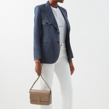 입생로랑 여성 베이지 숄더백 - Saint Laurent Womens Beige Shoulder Bag 