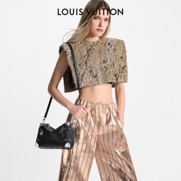 루이비통 여성 블랙 숄더백 - Louis vuitton Womens Black Shoulder Bag 