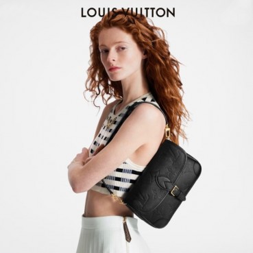루이비통 여성 블랙 숄더백 - Louis vuitton Womens Black Shoulder Bag 