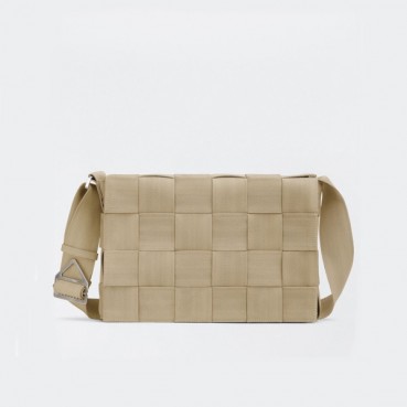 보테가베네타 남성 베이지 카세트백 - Bottega Veneta Mens Beige Cassette Bag 