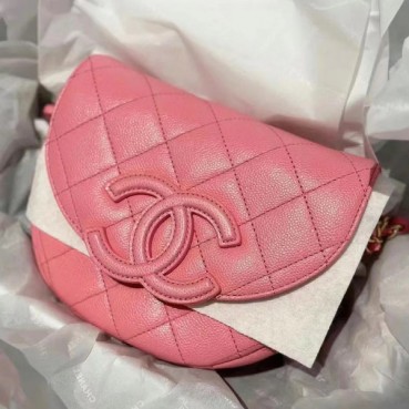샤넬 여성 핑크 체인백 - Chanel Womens Pink Cross Bag 
