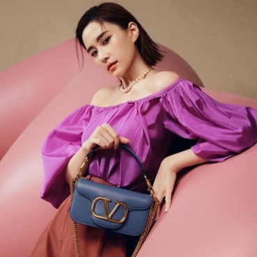 발렌티노 여성 블루 숄더백 - Valentino Womens Blue Shoulder Bag 