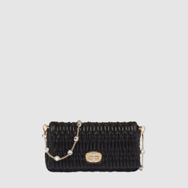 미우미우 여성 크리스탈 가죽 백  - Miumiu Womens Crystal Leather Bag 