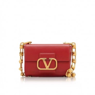 발렌티노 여성 VLogo 레드 숄더백 - Valentino Womens Red Shoulder Bag 
