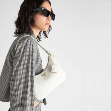 프라다 여성 화이트 숄더백 - Prada Womens White Shoulder Bag 