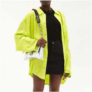 발렌시아가 여성 실버 숄더백 - Balenciaga Womens Silver Shoulder Bag 