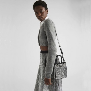 프라다 여성 블랙 숄더백 - Prada Womens Black Shoulder Bag 