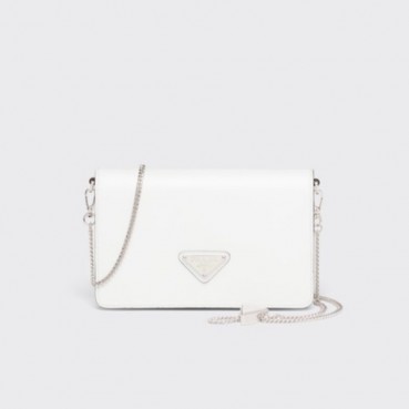 프라다 여성 화이트 체인백 - Prada Womens White Cross Bag 