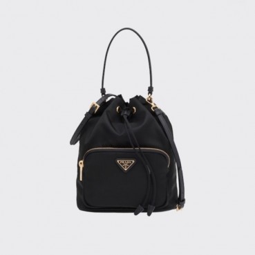 프라다 여성 블랙 버킷백 - Prada Womens Black Bucket Bag 