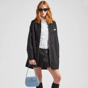 프라다 여성 블루 숄더백 - Prada Womens Blue Shoulder Bag 