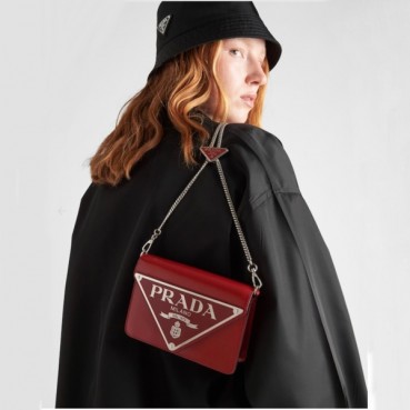 프라다 여성 레드 숄더백 - Prada Womens Red Shoulder Bag 