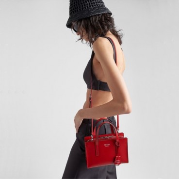 프라다 여성 레드 숄더백 - Prada Womens Red Shoulder Bag 