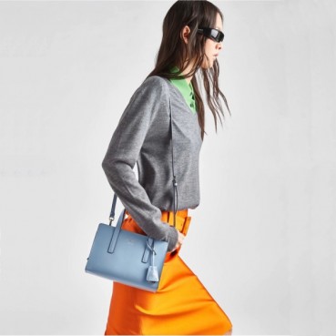 프라다 여성 블루 숄더백 - Prada Womens Blue Shoulder Bag 