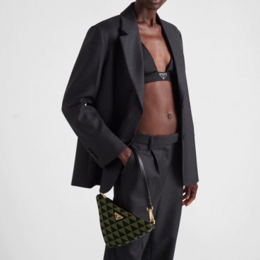 프라다 여성 그린 숄더백 - Prada Womens Green Shoulder Bag 