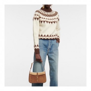 입생로랑 여성 카멜 숄더백 - Saint Laurent Womens Camel Shoulder Bag 