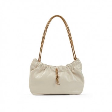 입생로랑 여성 화이트 숄더백 - Saint Laurent Womens White Shoulder Bag 