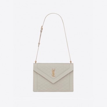 입생로랑 여성 화이트 숄더백 - Saint Laurent Womens White Shoulder Bag 