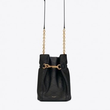 입생로랑 여성 블랙 버킷백 - Saint Laurent Womens Black Bucket Bag 
