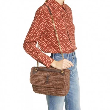 입생로랑 여성 브라운 숄더백 - Saint Laurent Womens Brown Shoulder Bag 