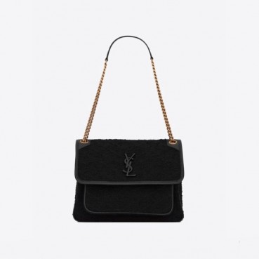 입생로랑 여성 블랙 숄더백 - Saint Laurent Womens Black Shoulder Bag 