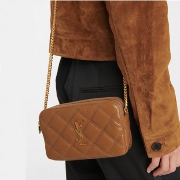 입생로랑 여성 카멜 숄더백 - Saint Laurent Womens Camel Shoulder Bag 
