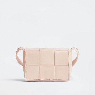 보테가베네타 여성용 베이지 미니 카세트백 - Womens Beige Cassette Bag 