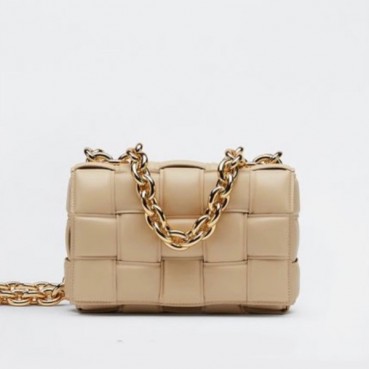 보테가베네타 여성용 베이지 카세트백 - Womens Beige Cassette Bag 