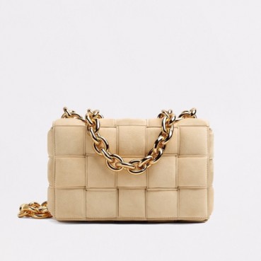 보테가베네타 여성용 베이지 카세트백 - Womens Beige Cassette Bag 