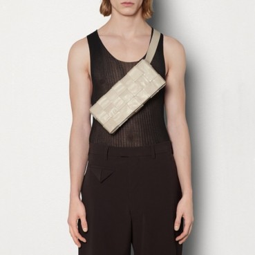 보테가 남성 아이보리 카세트백 - Mens Ivory Cassette Bag 