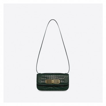 발렌시아가 여성 Gossip 그린 숄더백 - Womens Green Shoulder Bag 