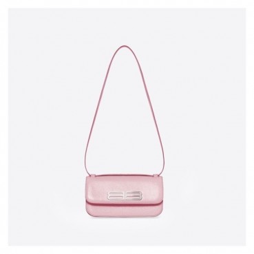 발렌시아가 여성 Gossip 핑크 숄더백 - Womens Pink Shoulder Bag 