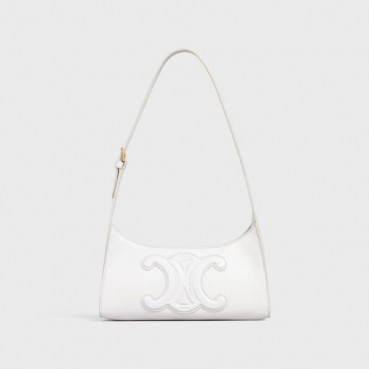 셀린느 여성 로고 화이트 숄더백 - Womens White Shoulder Bag 
