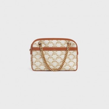 셀린느 여성 Patapans 화이트 숄더백 - Womens White Shoulder Bag 