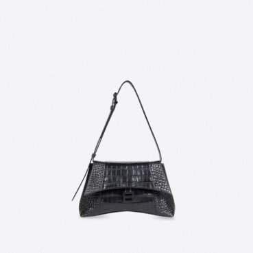 발렌시아가 여성 시그니처 블랙 숄더백 - Womens Black Shoulder Bag 