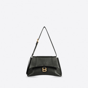 발렌시아가 여성 시그니처 블랙 숄더백 - Womens Black Shoulder Bag 