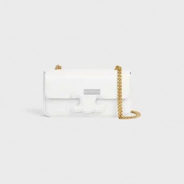 셀린느 여성 트리오페 화이트 숄더백 - Womens White Shoulder Bag 