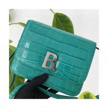 [발렌시아가]Balenciaga 2021 Women's Leather Shoulder Bag,19cm,BGB0654 - 발렌시아가 2021 여성용 레더 숄더백,19cm,그린