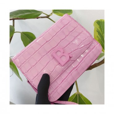 [발렌시아가]Balenciaga 2021 Women's Leather Shoulder Bag,19cm,BGB0650 - 발렌시아가 2021 여성용 레더 숄더백,19cm,핑크