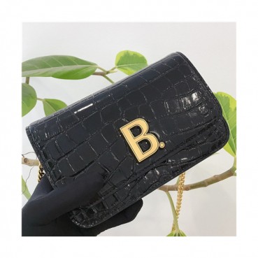 [발렌시아가]Balenciaga 2021 Women's Leather Shoulder Bag,19cm,BGB0647 - 발렌시아가 2021 여성용 레더 숄더백,19cm,블랙