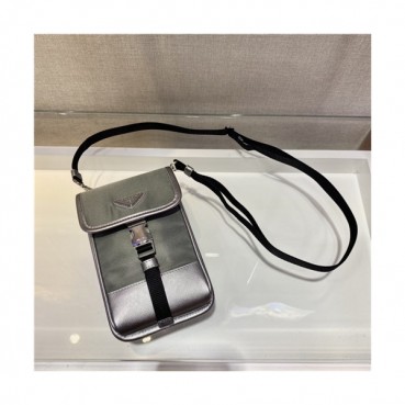 [프라다]Prada 2021 Mm/Wm Nylon Mini Shoulder Bag,12cm,PRAB0446 - 프라다 2021 남여공용 나일론 미니 숄더백,12cm,실버