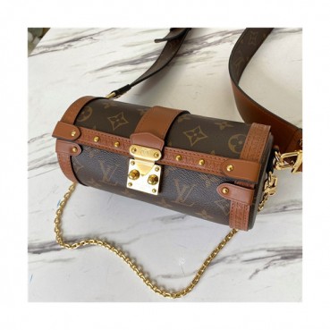 [루이비통]Louis Vuitton 2021 Women's Leather Shoulder Bag,19cm,M45707,LOUB2376 - 루이비통 2021 여성용 레더 숄더백,19cm,브라운