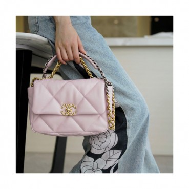 [블링블링]Chanel 2021 Women's Leather Shoulder Bag,26cm,CHAB1701 - 샤넬 2021 여성용 레더 숄더백,26cm,핑크